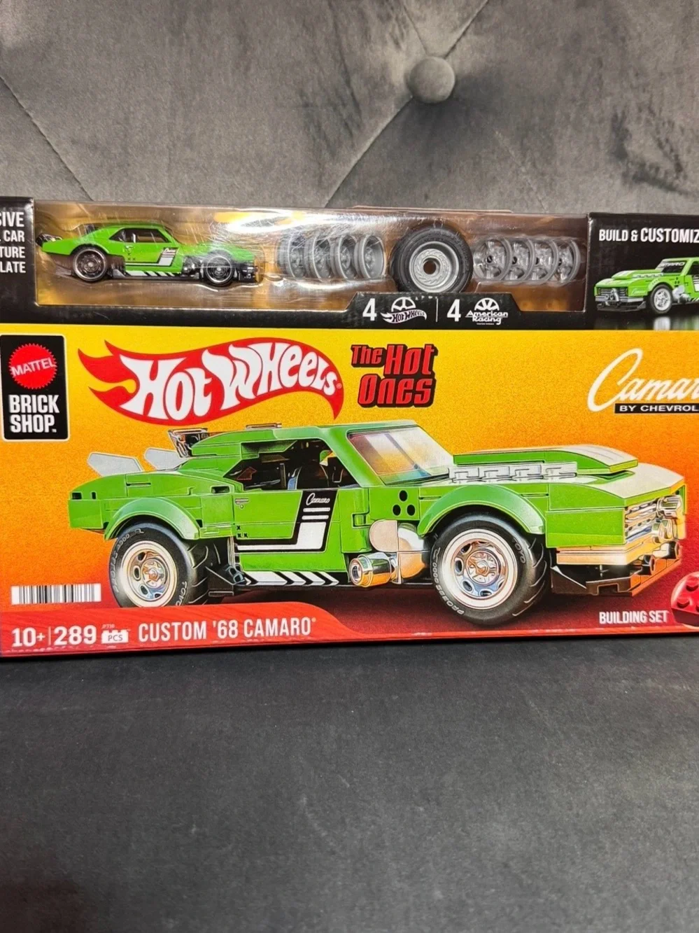 Mattel Brick Shop Hot Wheels Custom ’68 Camaro Building Set